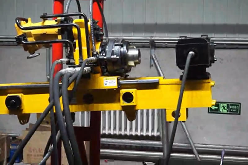 KY-600B鉆機(jī)，試機(jī)與井下施工